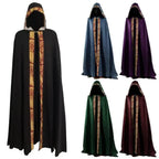 Men's Long Cloak Medieval Church Clergy Loose Dress Cape Cosplay Costume Halloween Outfit - Azufun