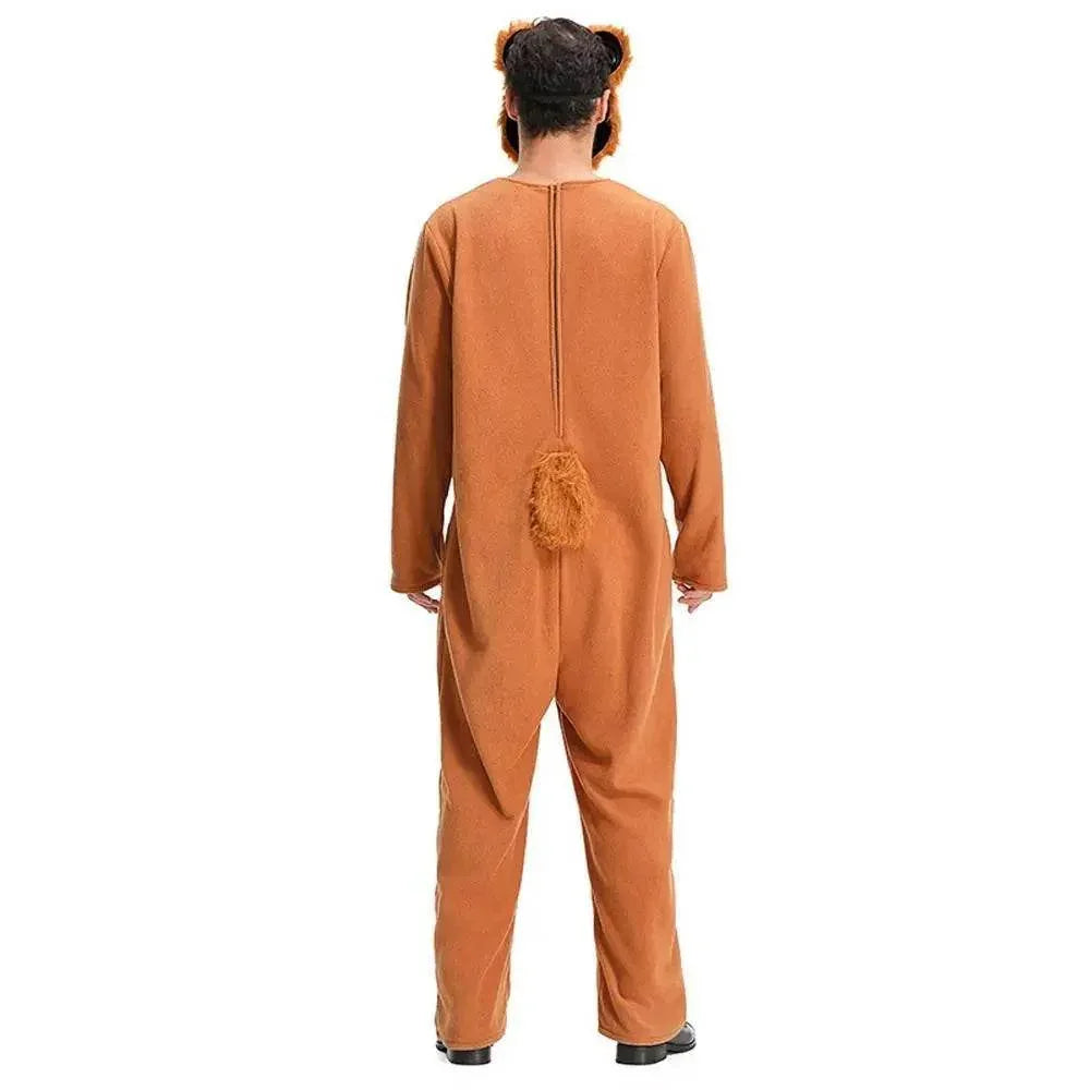 Mr. Smiling Bear Animal Adult Jumpsuit Cosplay Costume Carnival - Azufun