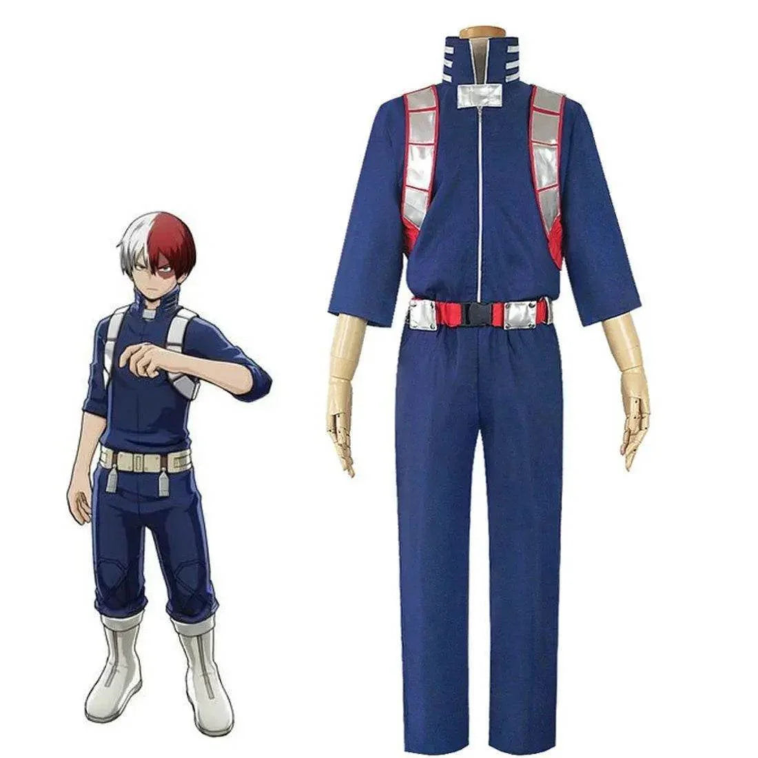 My Hero Academia Todoroki Shoto Anime Cosplay Costume Performance Sets - Azufun
