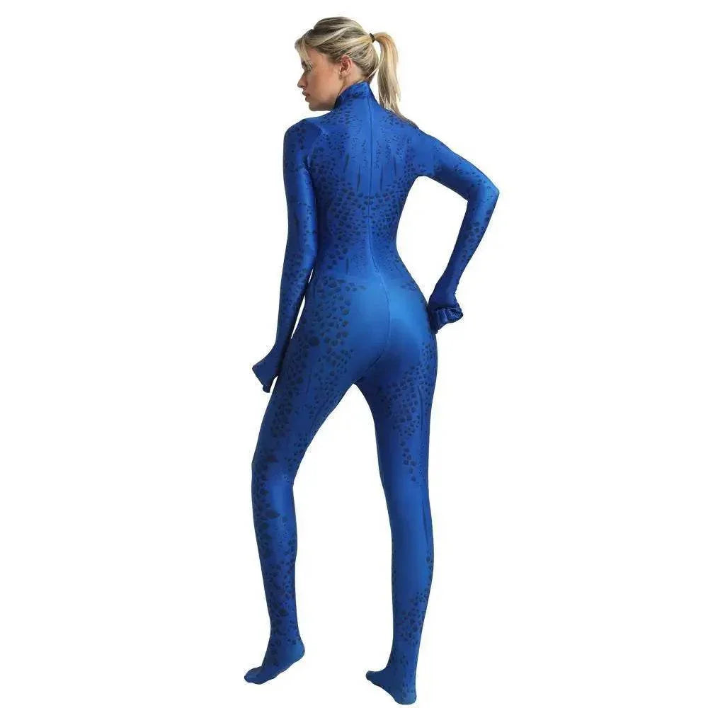 Mystique Costume X-Men Apocalypse Halloween Cosplay Bodysuit Jumpsuit Women Men Kids - Azufun