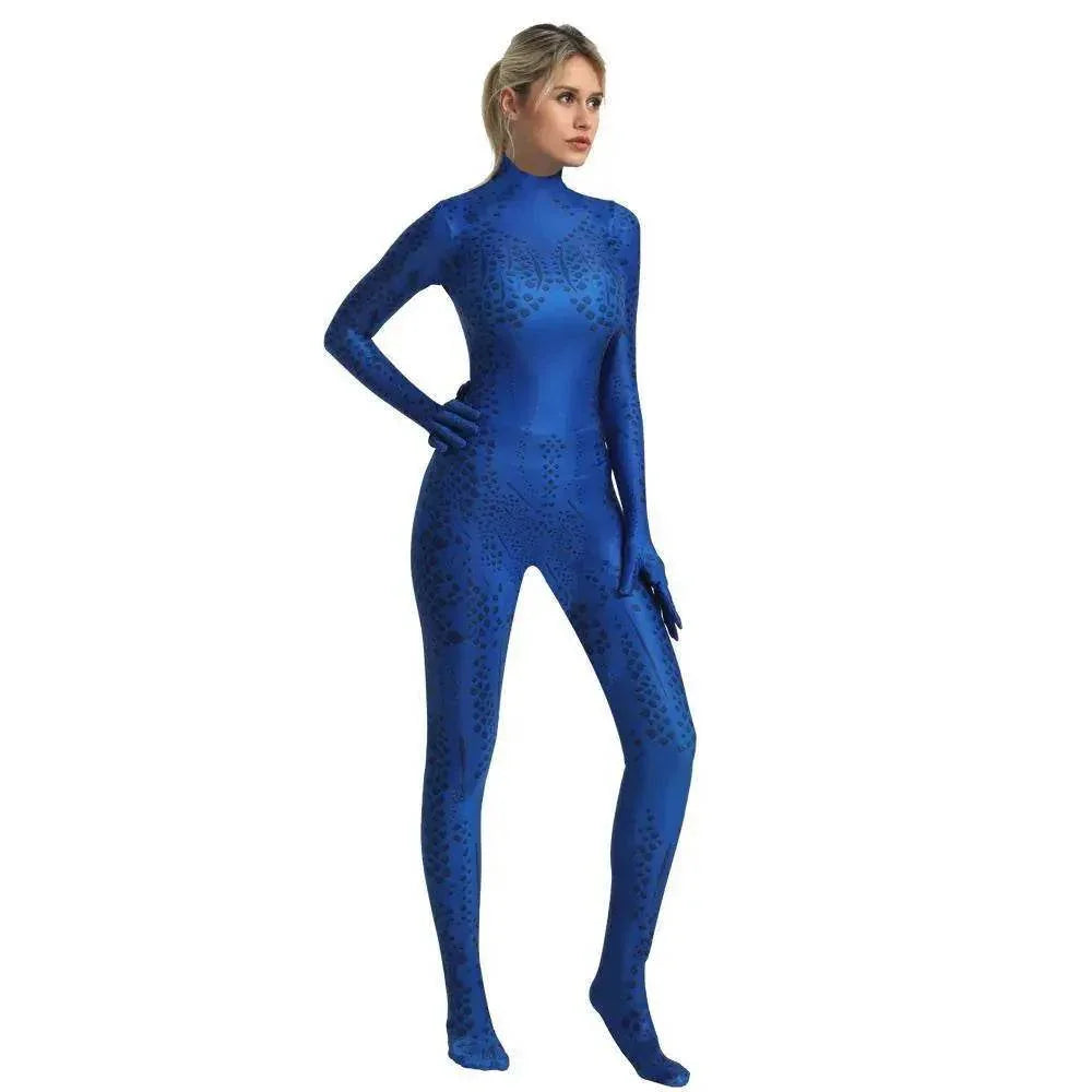 Mystique Costume X-Men Apocalypse Halloween Cosplay Bodysuit Jumpsuit Women Men Kids - Azufun