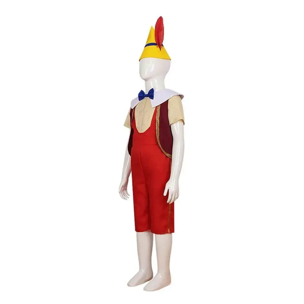 Pinocchio with the long nose Costume Cosplay Anime Suit Outfit Sets Up - Azufun