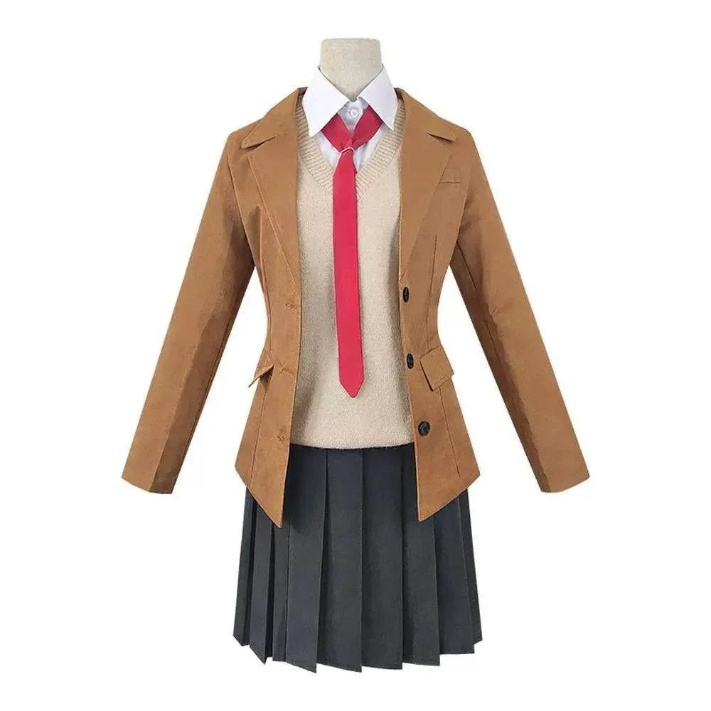 Rascal Does Not Dream of Bunny Girl Senpai Sakura Cosplay Costume Anime Halloween Uniform Outfit Set Dress Up For Women - Azufun