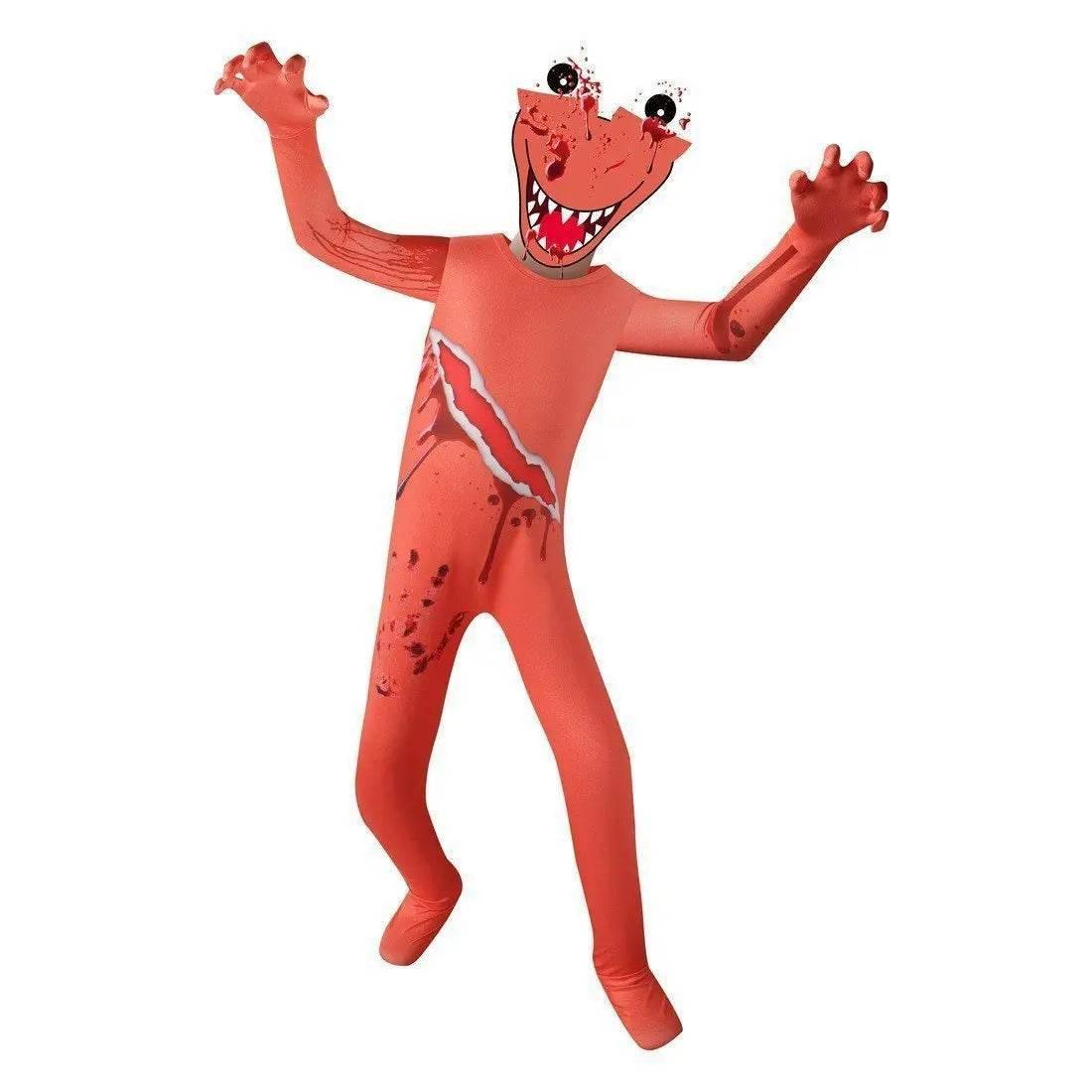 Roblox rainbow friends Cosplay Costume Red Monster costume jumpsuit - Azufun