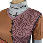 Sally Jack Skellington Finkelstein Costume Dress The Nightmare Before Christmas Halloween - Azufun