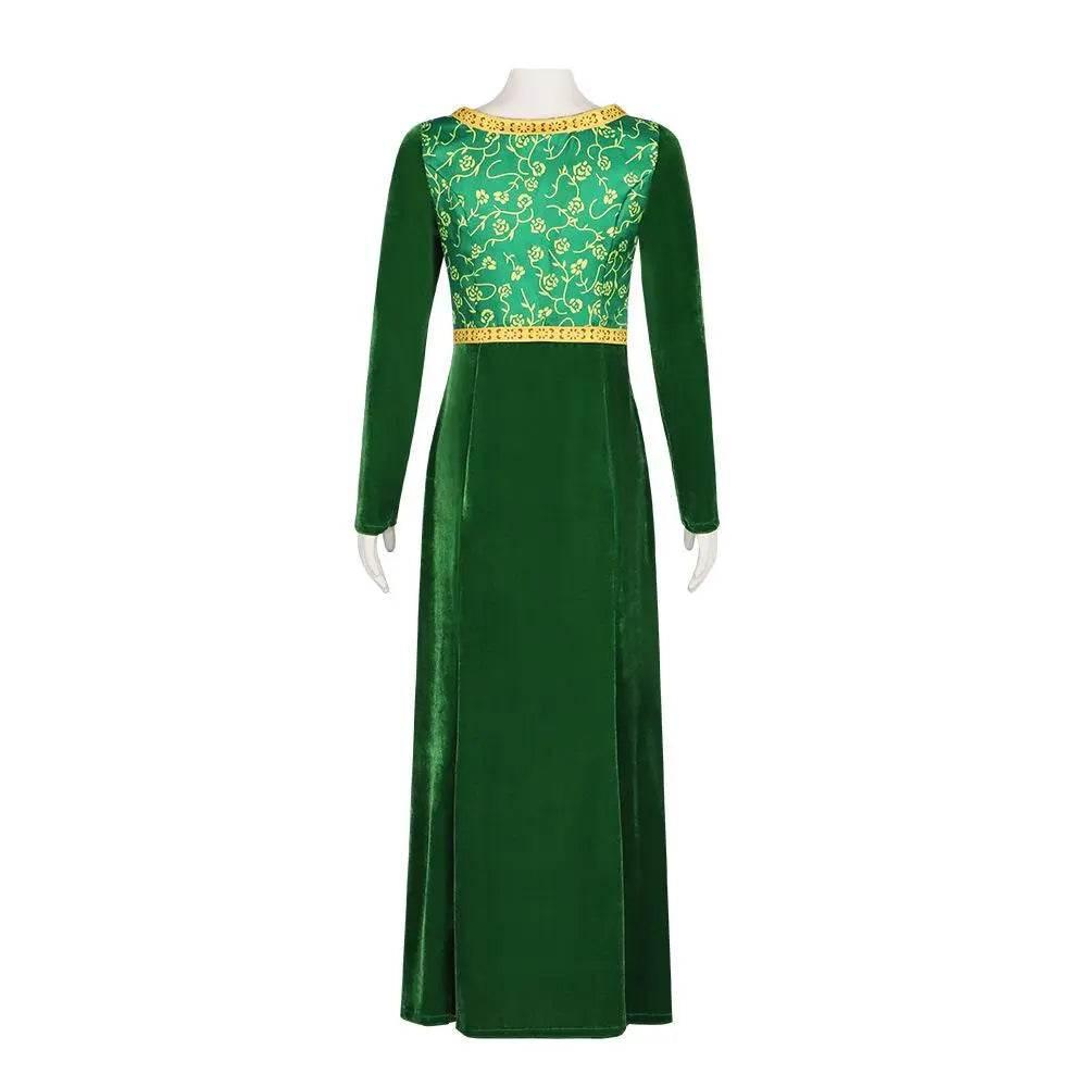 Shrek-Fiona Princess Dress Costume Outfits Cosplay Halloween Carnival Suit - Azufun