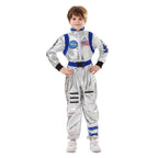 Space Suit Astronaut Couples Costume Carnival Halloween For Kids Girls Boys - Azufun