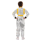Space Suit Astronaut Couples Costume Carnival Halloween For Kids Girls Boys - Azufun