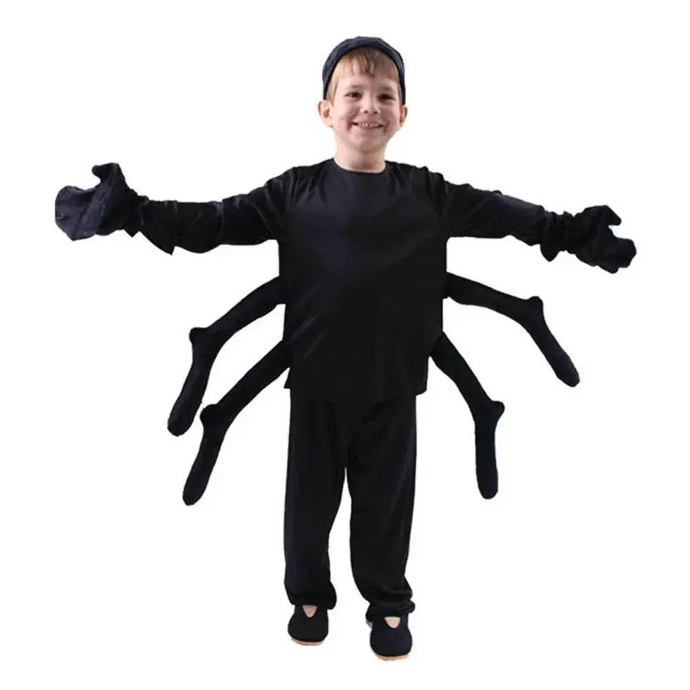 Spider Cosplay Costume Halloween Animal Dress Up Role Play Party Clothing for Kids - Azufun