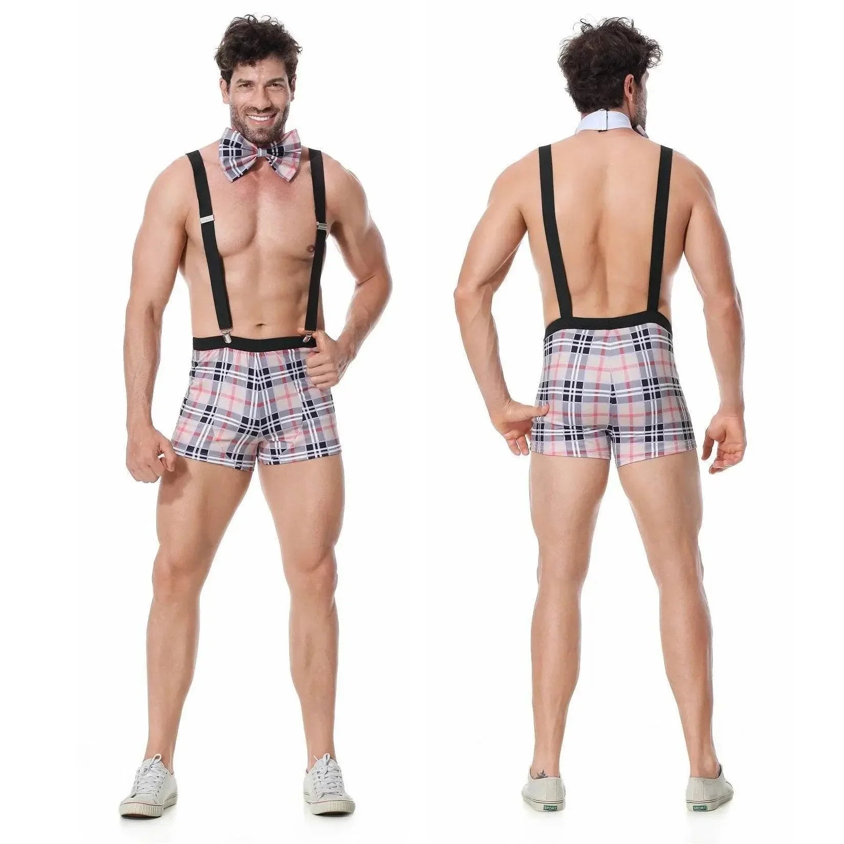 Stag Do Party Fancy Dress Costume Oktoberfest Overalls for Men - Azufun