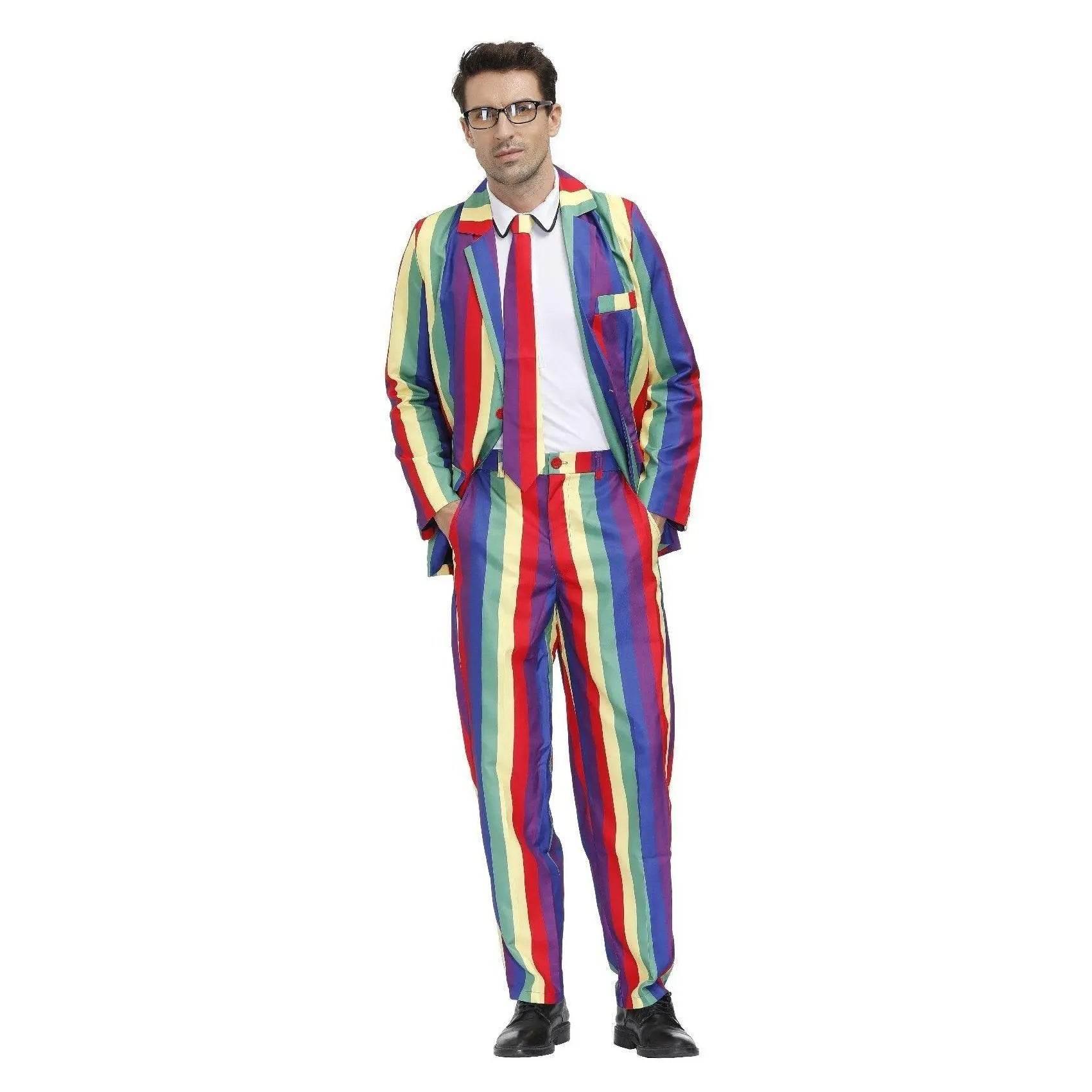 Stag Do Party Fancy Dress Host Printed Suit For Men - Azufun