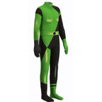 The Adventures of Kid Danger Costume Kim Possible Shego Superhero Halloween Jumpsuit - Azufun