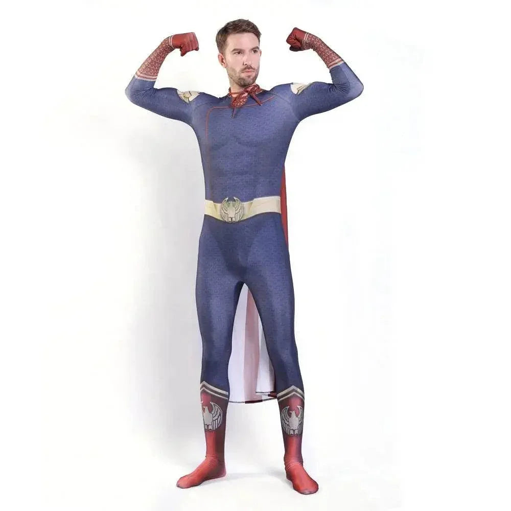 The Boys Homelander The Deep Starlight A-train Costumes Cosplay Halloween Jumpsuit Adult Kids - Azufun