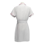 The Dark Knight Joker Cosplay Costume Nurse Uniform Set Adult Halloween Dress Set - Azufun