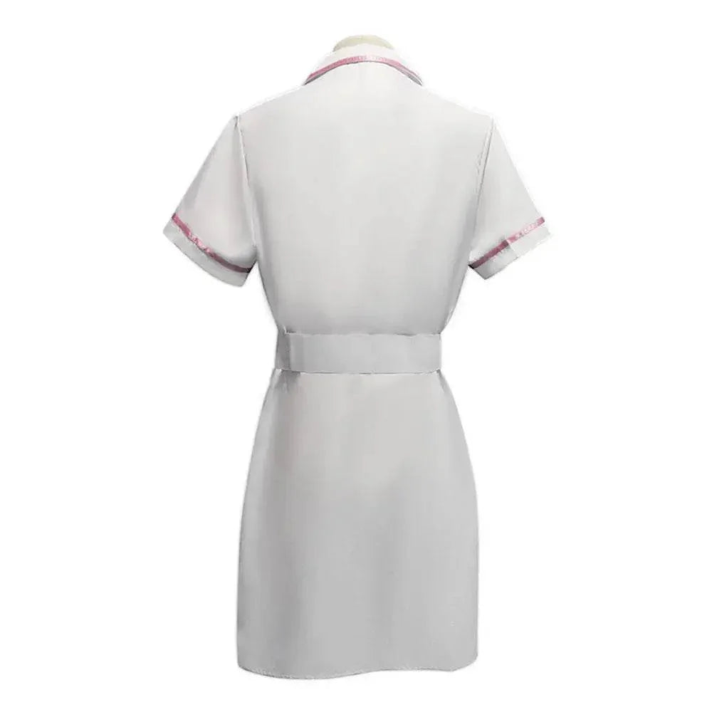 The Dark Knight Joker Cosplay Costume Nurse Uniform Set Adult Halloween Dress Set - Azufun