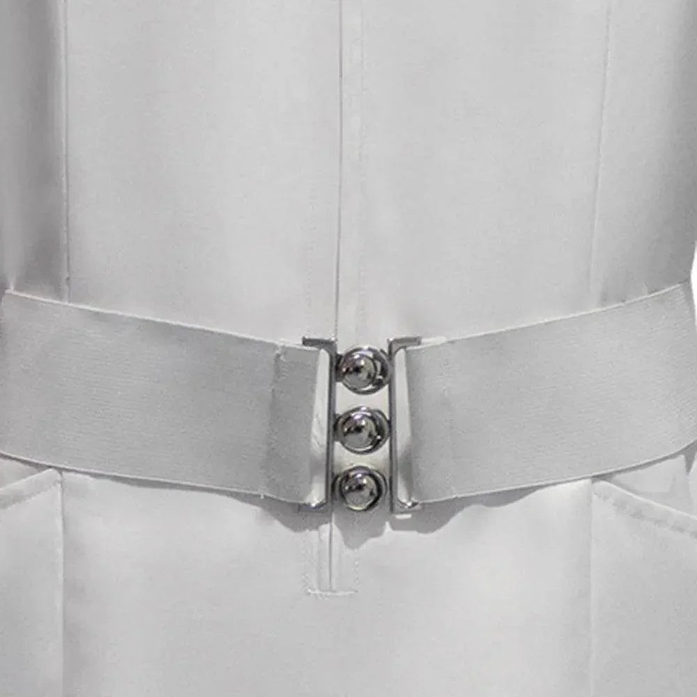 The Dark Knight Joker Cosplay Costume Nurse Uniform Set Adult Halloween Dress Set - Azufun