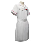 The Dark Knight Joker Cosplay Costume Nurse Uniform Set Adult Halloween Dress Set - Azufun