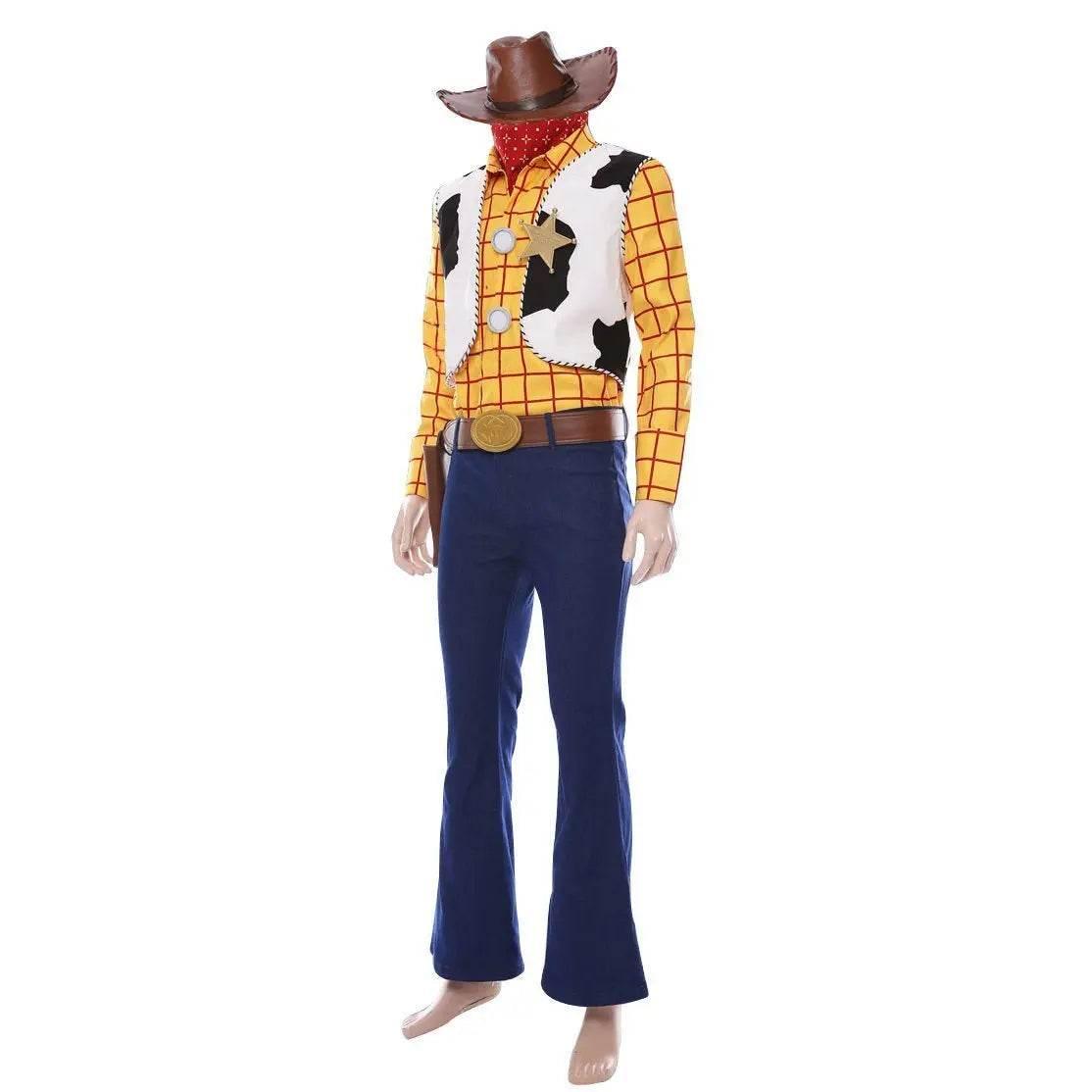 Toy Story 4 Woody Costume Full All set Halloween For Men Adult - Azufun