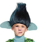 Trolls World Tour Boy's Branch Girl Poppy Costume Cosplay Halloween Fancy Dress Kids - Azufun
