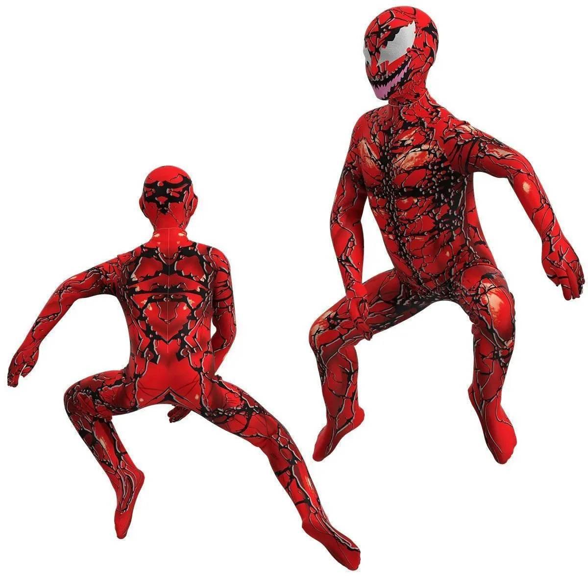 Venom: Let There Be Carnage Costumes Bodysuit Halloween Superhero jumpsuits For Kids - Azufun