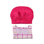 Wednesday Cosplay Costume Enid Sinclair Pink Dress Halloween Outfit for Women - Azufun