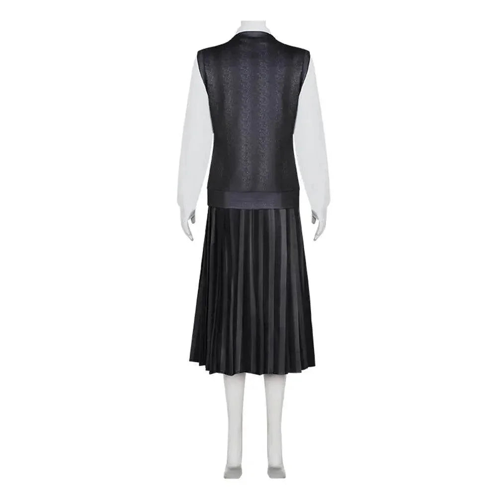 Wednesday Costume The Addams Family Cosplay Costumes Skirt Suit For Women - Azufun