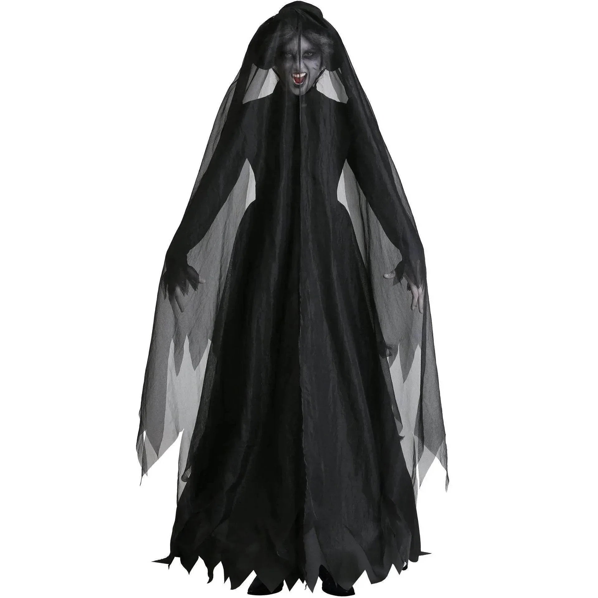 Witch ghost bride costume halloween cosplay - Azufun