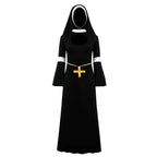 Women Nun Cosplay Halloween Costume - Azufun