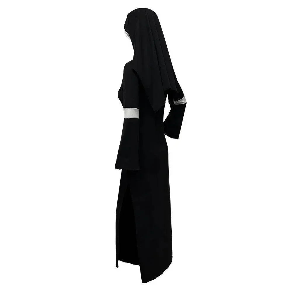 Women Nun Cosplay Halloween Costume - Azufun