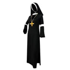 Women Nun Cosplay Halloween Costume - Azufun