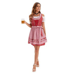 Women's Oktoberfest Munich Costume Festive Party Dress Outfit - Azufun