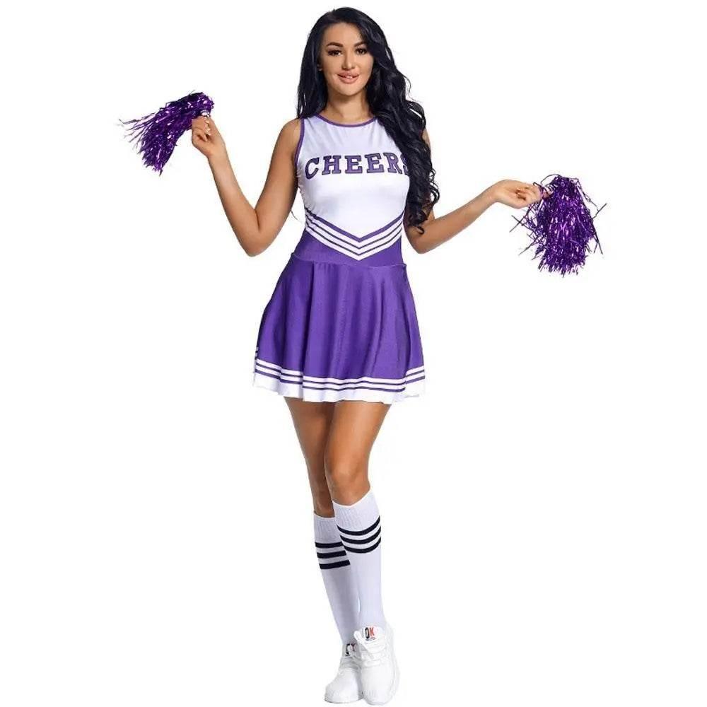 World Cup cheerleaders uniforms Costume football baby with socks - Azufun