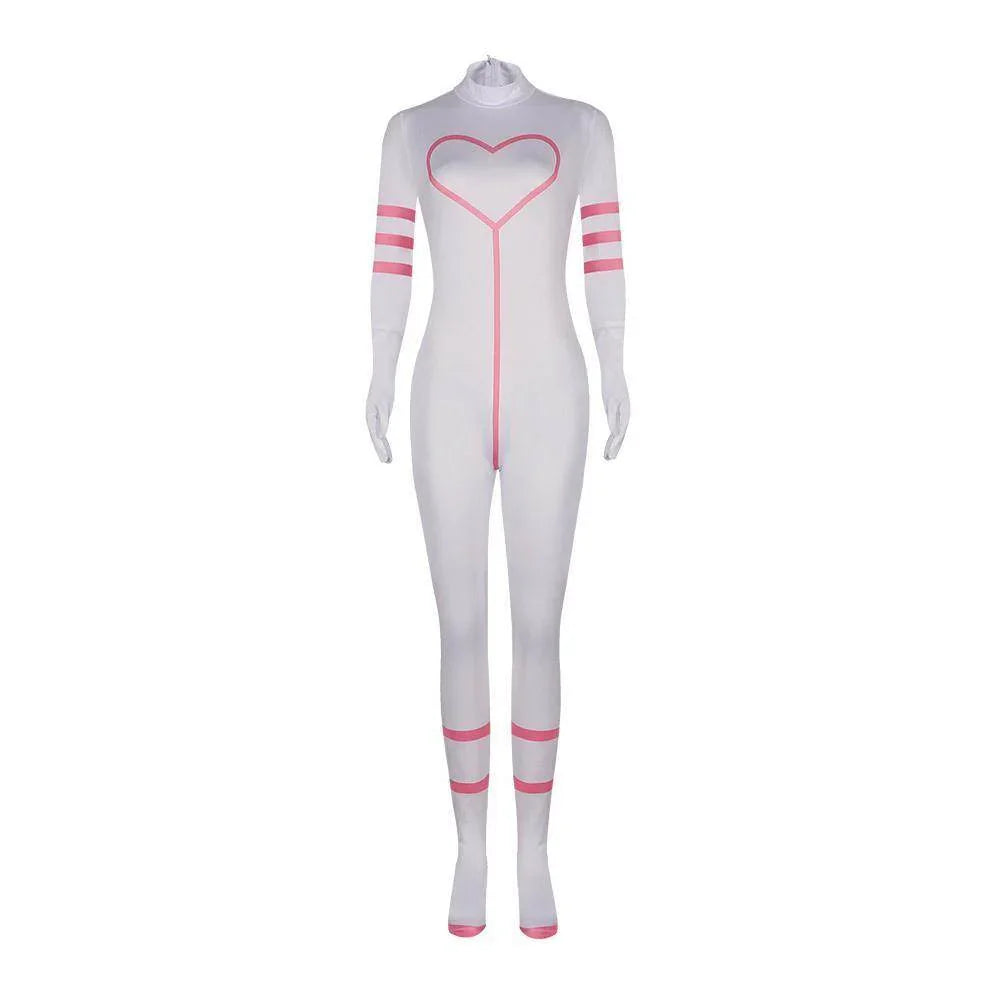 Angel Dust Hazbin Hotel Jumpsuit Carnival Cosplay Costume For Adult - Azufun