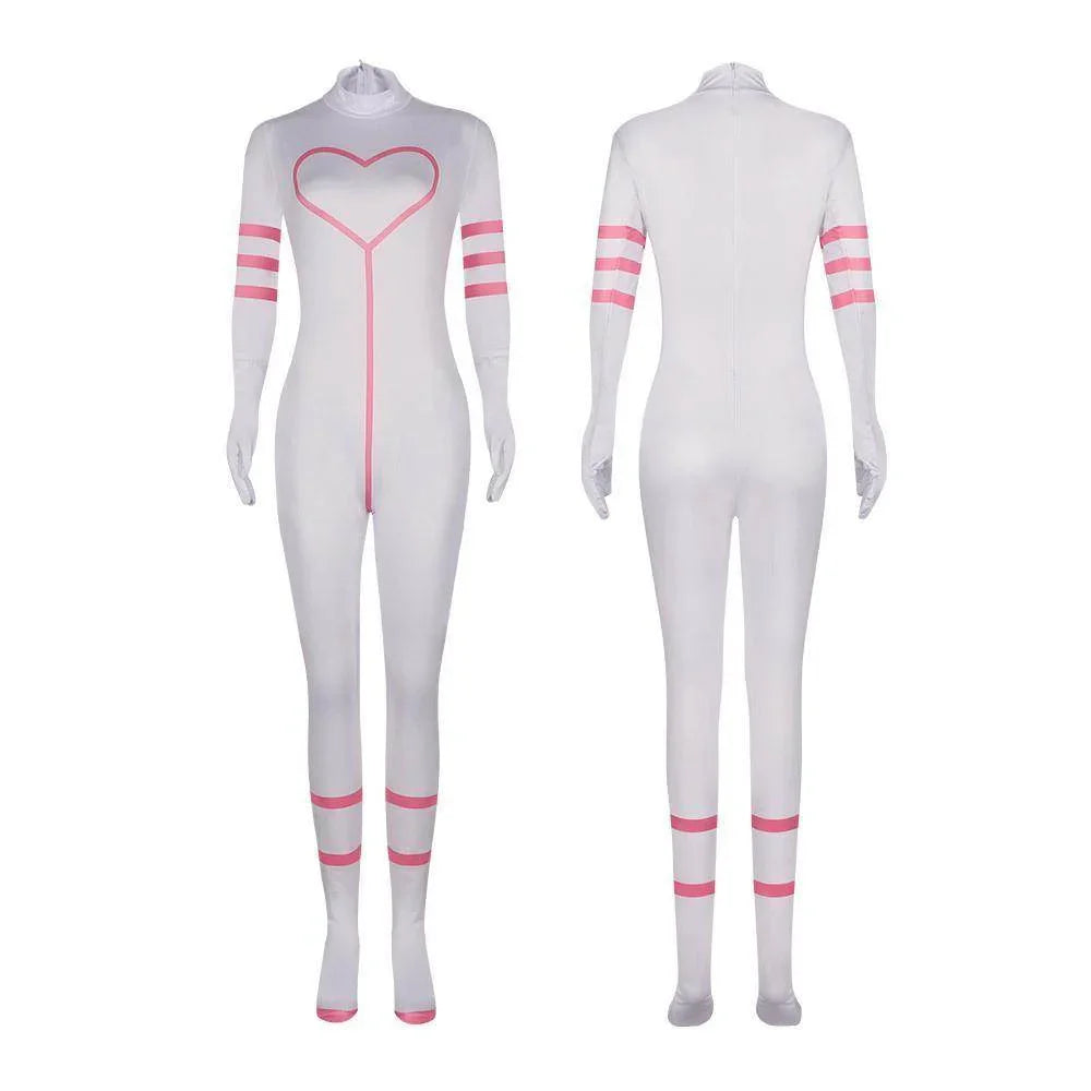 Angel Dust Hazbin Hotel Jumpsuit Carnival Cosplay Costume For Adult - Azufun