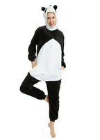 3D Panda Kigrumi Onesies for Adult Animal Costumes Pajamas All Size