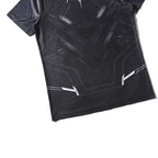 Black Panther Men T shirt Short Sleeve Running Fitness Tee Top - Azufun