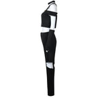 Black White Hazbin Hotel Adult Cosplay Costume Outfits Halloween Carnival Suit - Azufun