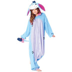 Blue Eeyore Donkey Kigurumi Onesies Pajamas Animal Costume - Pajamasbuy