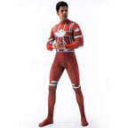 Captain Canuck Cosplay Costumes Jumpsuit Superhero Halloween Tights Zentai For Adult Kids - Azufun