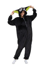 BuyCat Pajamas Kigurumi Onesie Cartoon Black Flannel Jumpsuit Kigurumi Costumes Now Cheaper With 3 - 5 Days Ship - PajamasBuy