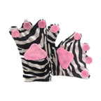 BuyChildren Fog Rabbit Claw Paw Fleece Kigurumi Gloves Now Cheaper With 3 - 5 Days Ship - PajamasBuy