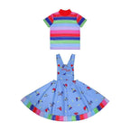 Chucky Season 2 Kids Dress Halloween Outfits Cosplay Costume - Azufun