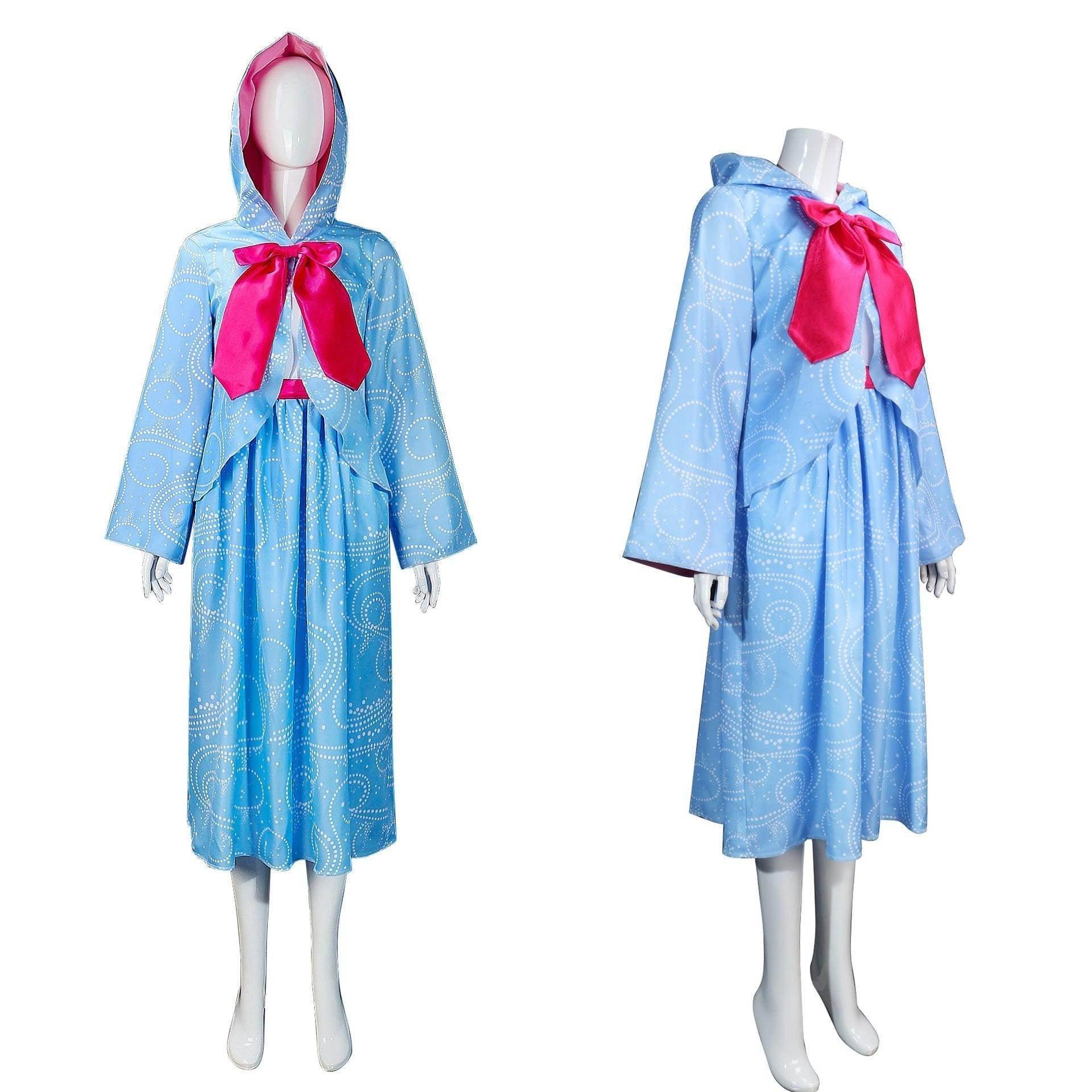 Cinderella Fairy Godmother Dress Carnival Cosplay Costume For Adult - Azufun
