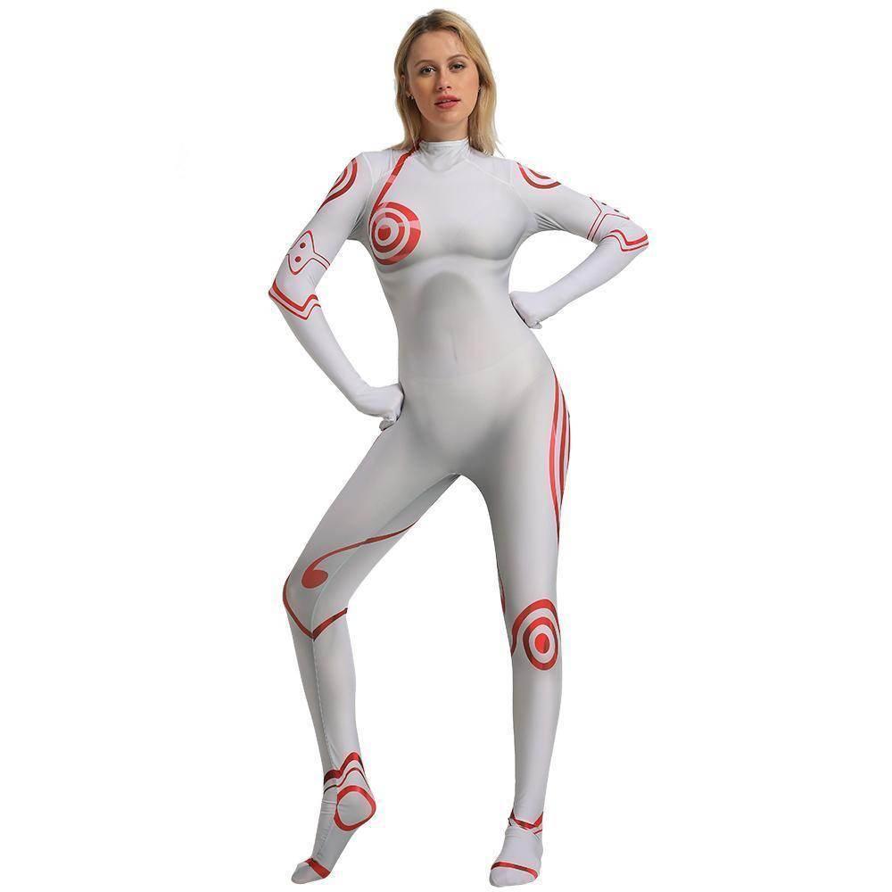 Deadman Wonderland Shiro Cosplay Costume Zentai Bodysuit for Halloween Party - Azufun