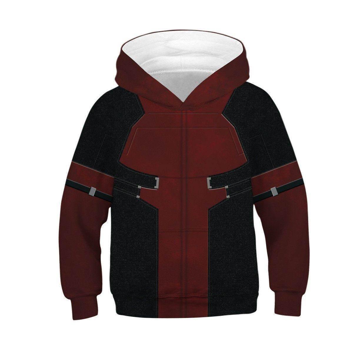 Deadpool and Wolverine Children 3D cartoon Sweater Jumpsuit cosplay - Azufun