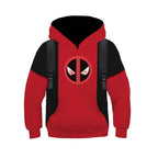 Deadpool and Wolverine Children 3D cartoon Sweater Jumpsuit cosplay - Azufun