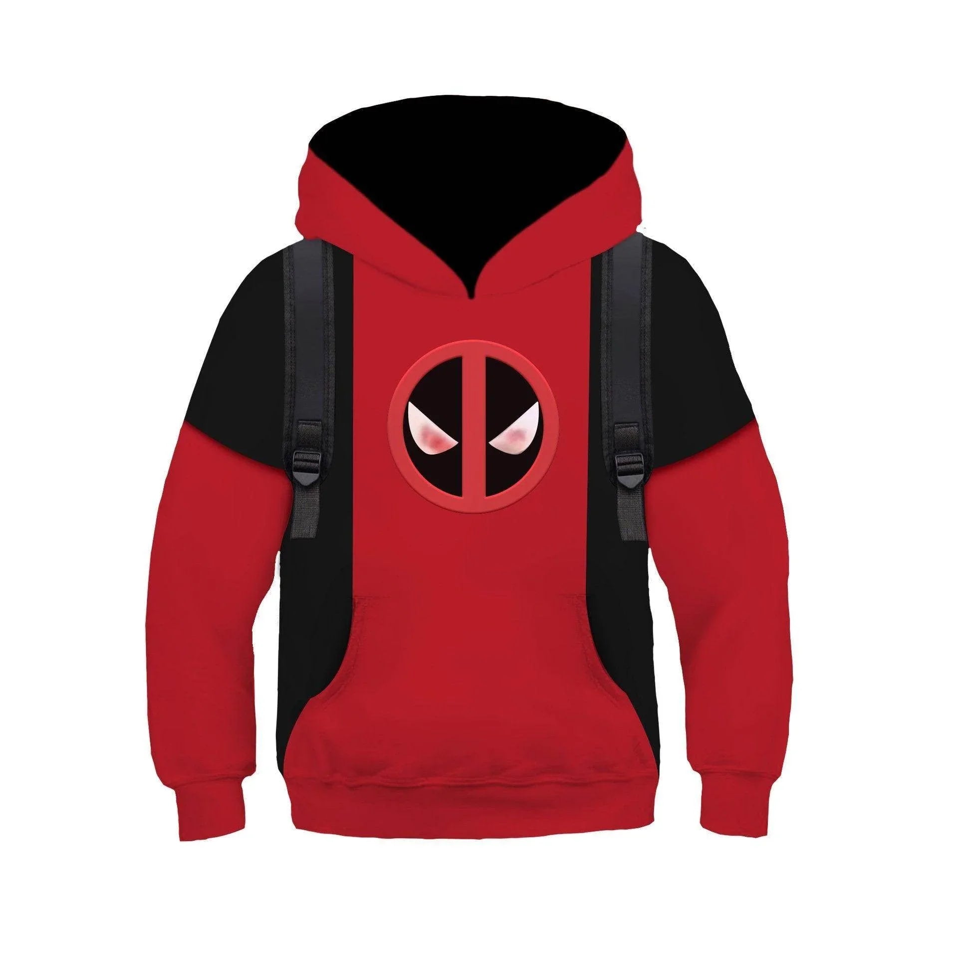 Deadpool and Wolverine Children 3D cartoon Sweater Jumpsuit cosplay - Azufun