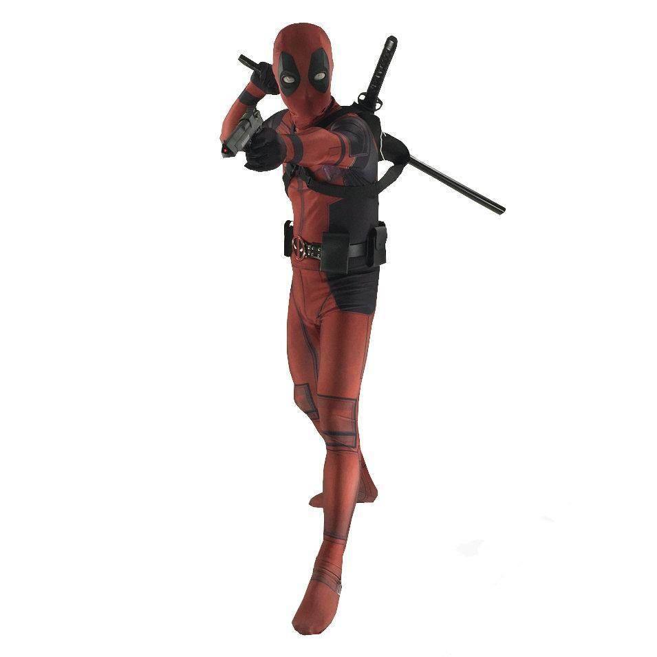 Deadpool & Wolverine Costume Cosplay for Adult kids All Size - Azufun