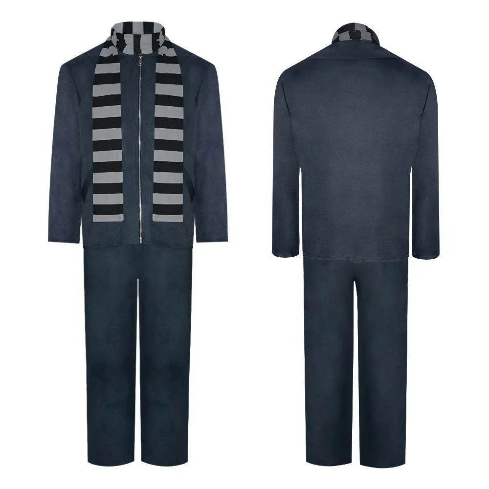 Deluxe Despicable Me Gru Costume for Men Adult Party Halloween - Azufun