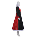 Deluxe Queen of Hearts Costume Dress Alice in Wonderland for Women - Azufun
